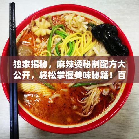 獨(dú)家揭秘，麻辣燙秘制配方大公開(kāi)，輕松掌握美味秘籍！百度收錄熱標(biāo)題！