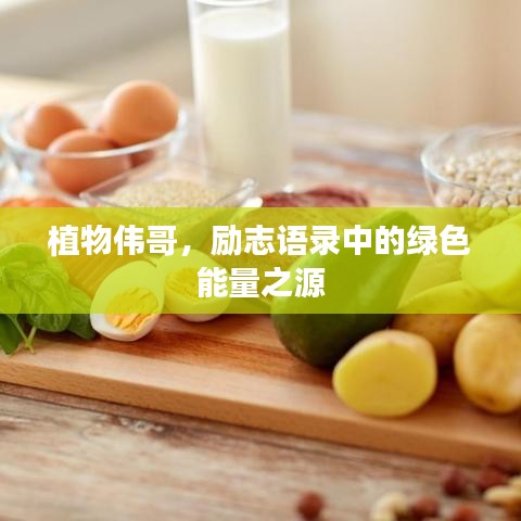植物偉哥，勵志語錄中的綠色能量之源
