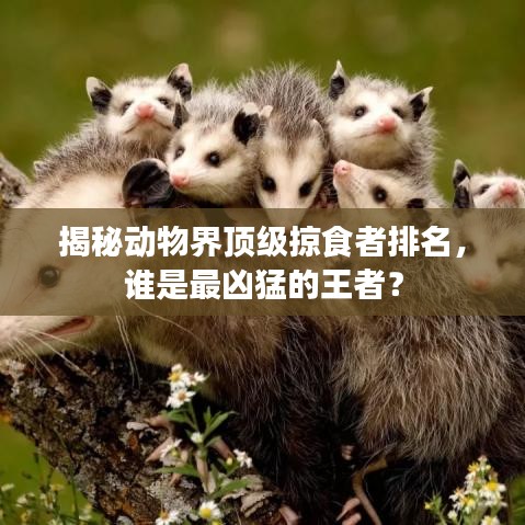 揭秘動(dòng)物界頂級(jí)掠食者排名，誰是最兇猛的王者？