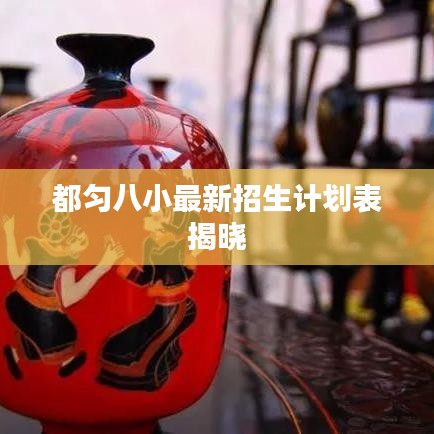 都勻八小最新招生計(jì)劃表揭曉