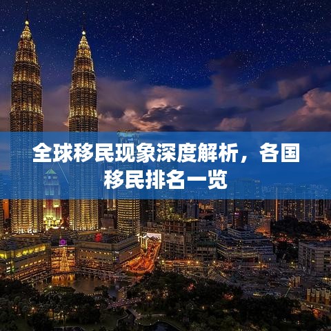 全球移民現(xiàn)象深度解析，各國移民排名一覽