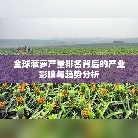 全球菠蘿產(chǎn)量排名背后的產(chǎn)業(yè)影響與趨勢分析