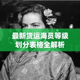 最新貨運海員等級劃分表格全解析