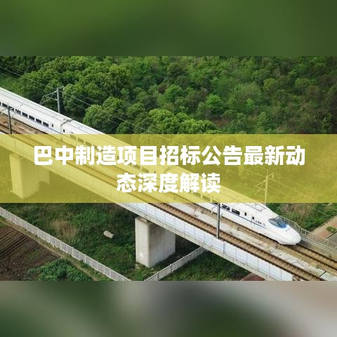 巴中制造項(xiàng)目招標(biāo)公告最新動(dòng)態(tài)深度解讀