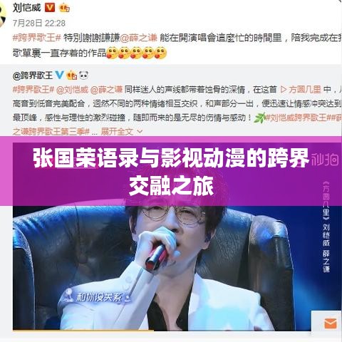 張國榮語錄與影視動漫的跨界交融之旅