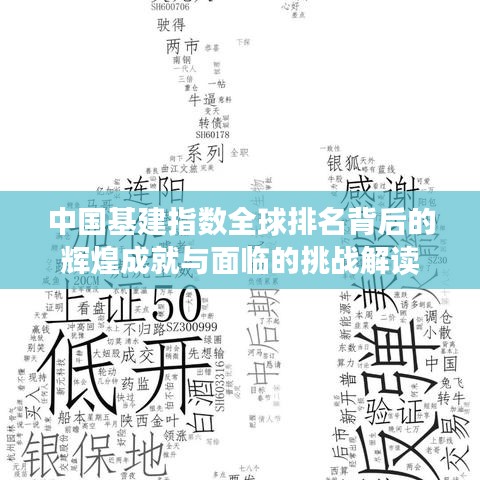 中國基建指數(shù)全球排名背后的輝煌成就與面臨的挑戰(zhàn)解讀