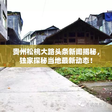 貴州松桃大路頭條新聞揭秘，獨(dú)家探秘當(dāng)?shù)刈钚聞?dòng)態(tài)！