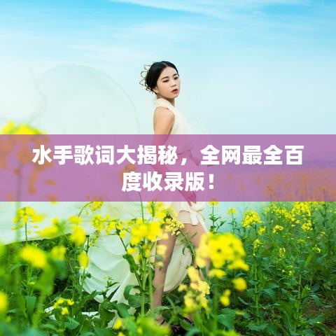 水手歌詞大揭秘，全網最全百度收錄版！