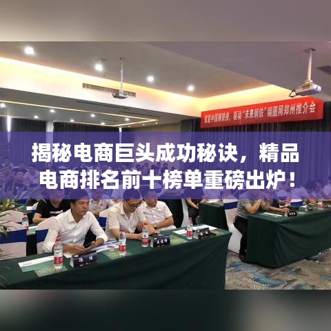 揭秘電商巨頭成功秘訣，精品電商排名前十榜單重磅出爐！