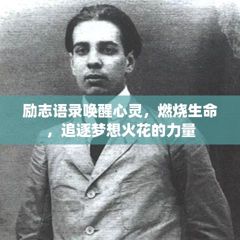 勵志語錄喚醒心靈，燃燒生命，追逐夢想火花的力量