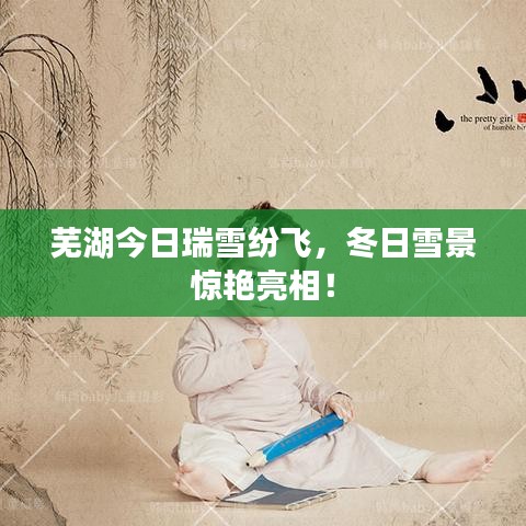 蕪湖今日瑞雪紛飛，冬日雪景驚艷亮相！
