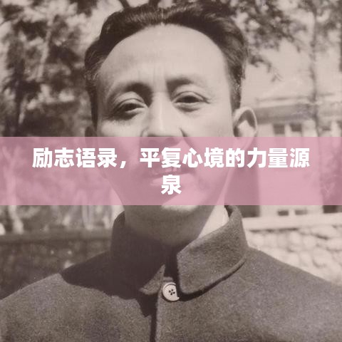 勵志語錄，平復心境的力量源泉