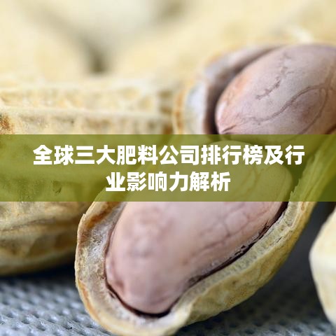 全球三大肥料公司排行榜及行業(yè)影響力解析