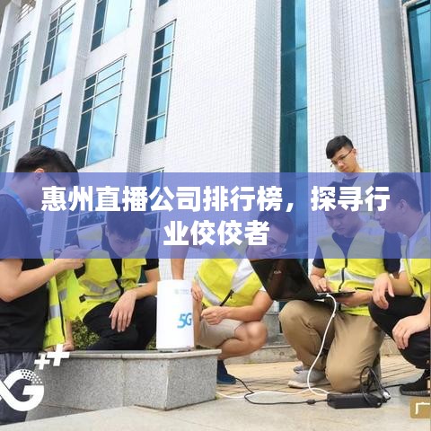 惠州直播公司排行榜，探尋行業(yè)佼佼者