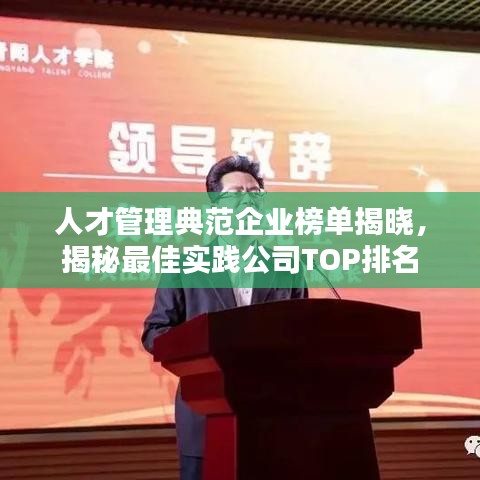 人才管理典范企業(yè)榜單揭曉，揭秘最佳實(shí)踐公司TOP排名