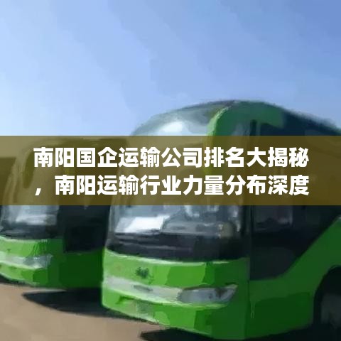 南陽國企運輸公司排名大揭秘，南陽運輸行業(yè)力量分布深度洞察