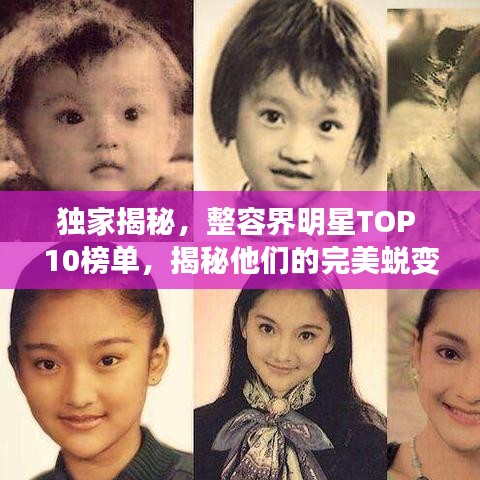 獨(dú)家揭秘，整容界明星TOP 10榜單，揭秘他們的完美蛻變之路！
