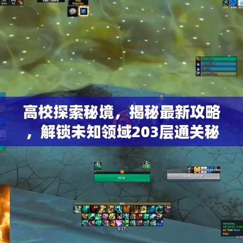 高校探索秘境，揭秘最新攻略，解鎖未知領(lǐng)域203層通關(guān)秘訣！