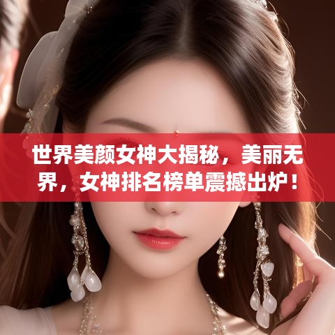 世界美顏女神大揭秘，美麗無界，女神排名榜單震撼出爐！