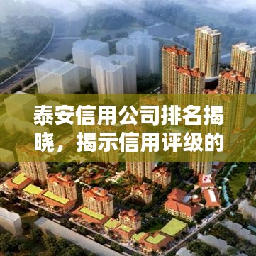 泰安信用公司排名揭曉，揭示信用評級的重要性與影響力