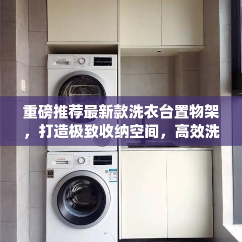 重磅推薦最新款洗衣臺置物架，打造極致收納空間，高效洗衣新體驗（2024全新展示）