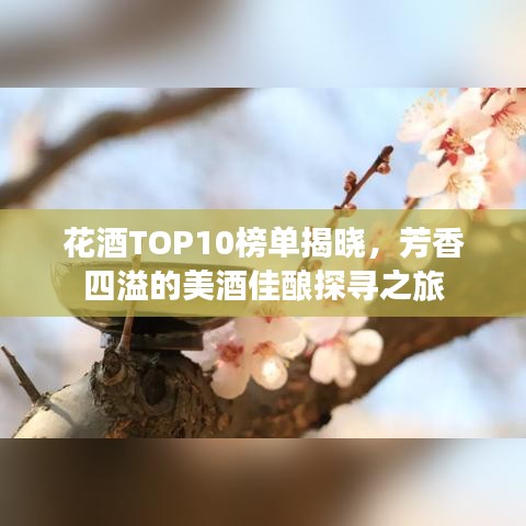 花酒TOP10榜單揭曉，芳香四溢的美酒佳釀探尋之旅