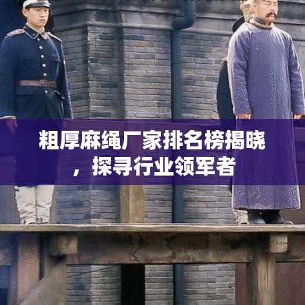 粗厚麻繩廠家排名榜揭曉，探尋行業(yè)領(lǐng)軍者