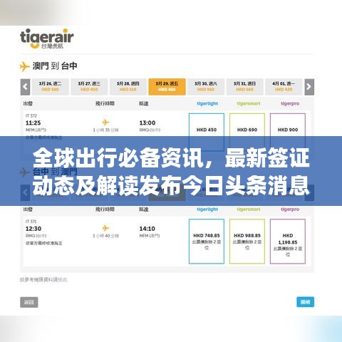 全球出行必備資訊，最新簽證動(dòng)態(tài)及解讀發(fā)布今日頭條消息