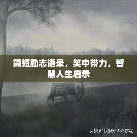 簡短勵志語錄，笑中帶力，智慧人生啟示
