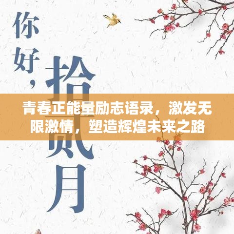 青春正能量勵(lì)志語(yǔ)錄，激發(fā)無(wú)限激情，塑造輝煌未來(lái)之路