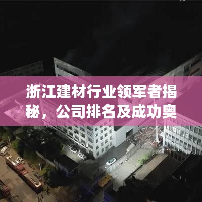 浙江建材行業(yè)領軍者揭秘，公司排名及成功奧秘探索