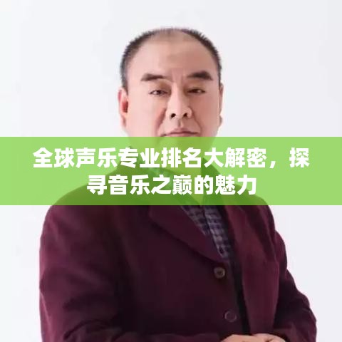全球聲樂(lè)專業(yè)排名大解密，探尋音樂(lè)之巔的魅力