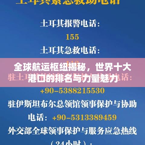 全球航運(yùn)樞紐揭秘，世界十大港口的排名與力量魅力