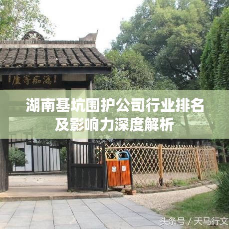 湖南基坑圍護公司行業(yè)排名及影響力深度解析