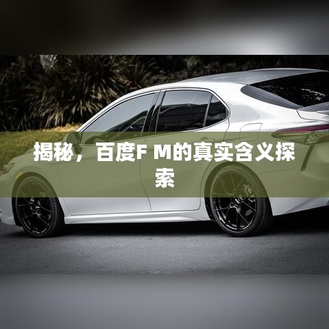 揭秘，百度F M的真實含義探索