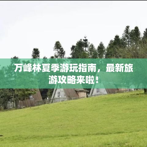 萬峰林夏季游玩指南，最新旅游攻略來啦！